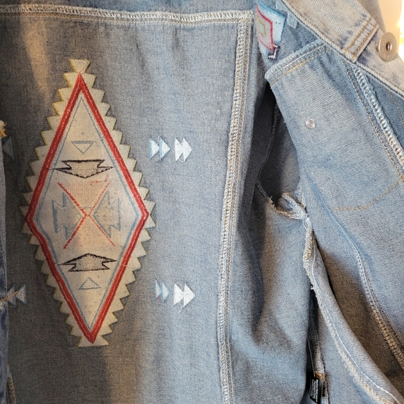 Embroidered Denim Jacket - Picture 10 of 16
